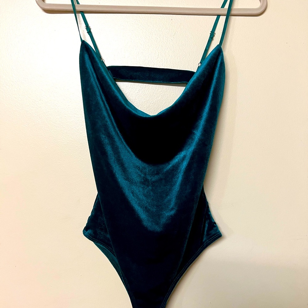 Velvet bodysuit